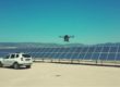 Vuelo dron en planta fotovoltaica