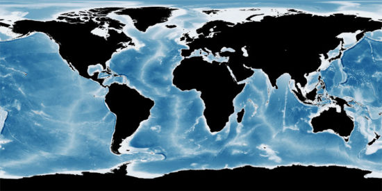 Mapa batimétrico mundial de GEBCO